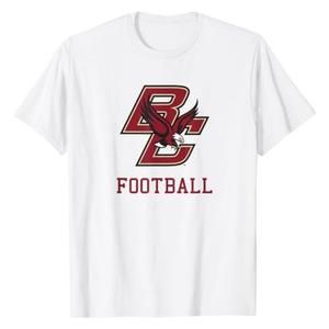 Eagles Football Apparel White Tee Shirt, Boston College Unisex White Tee Shirt